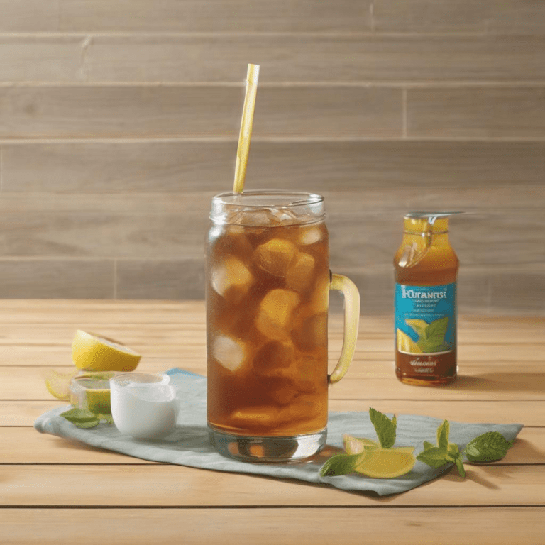 Freshly-Brewed Iced Tea Unsweetened: Pure Tea Refreshment