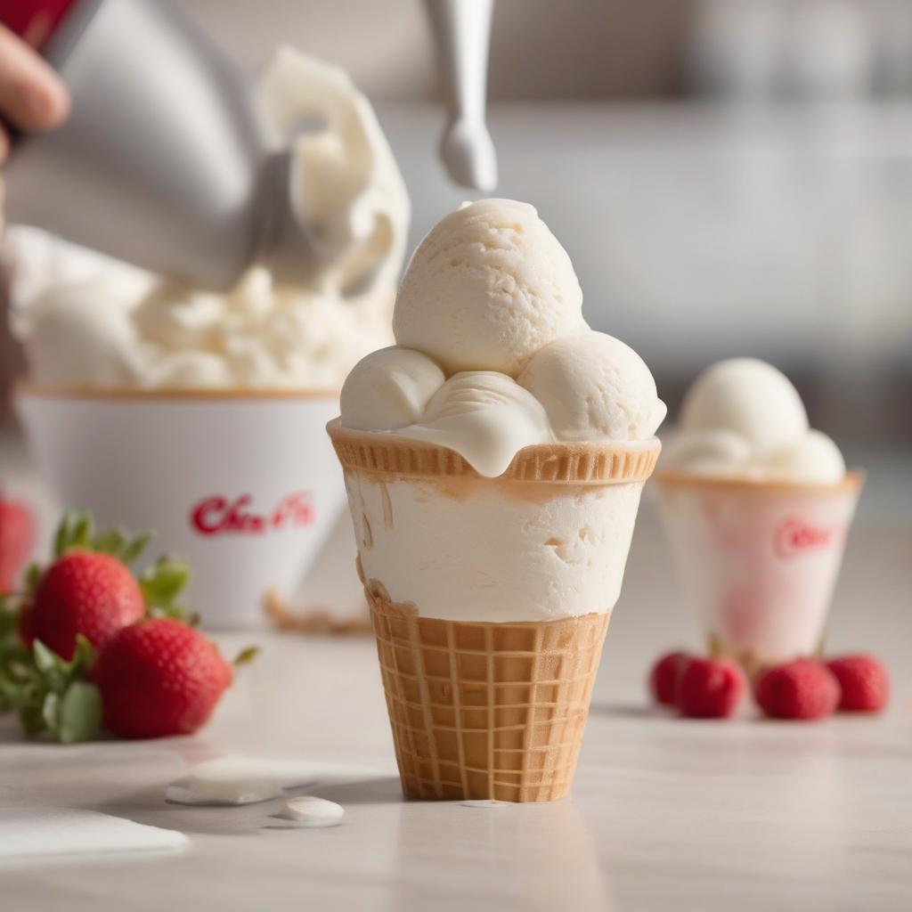 Chick-fil-A® Icedream® Cone: Classic Ice Cream Experience