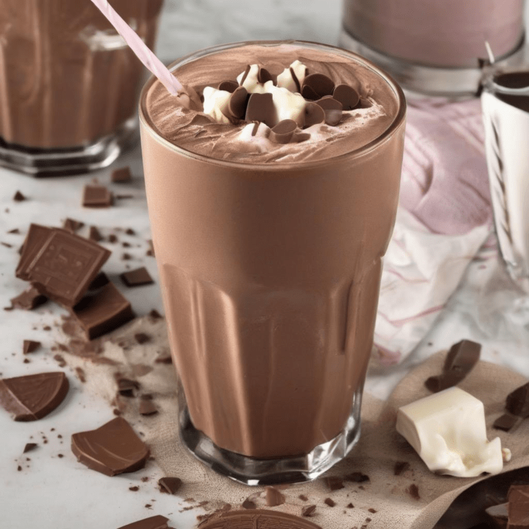 Chocolate Milkshake: Rich and Creamy Indulgence