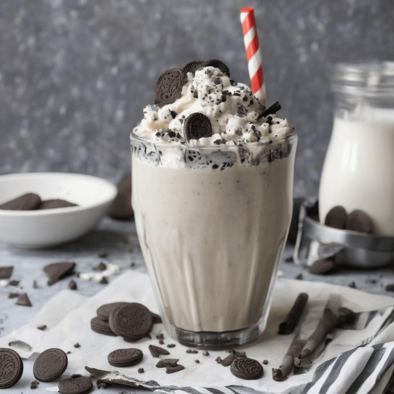 Cookies & Cream Milkshake: Indulgent Cookie Perfection