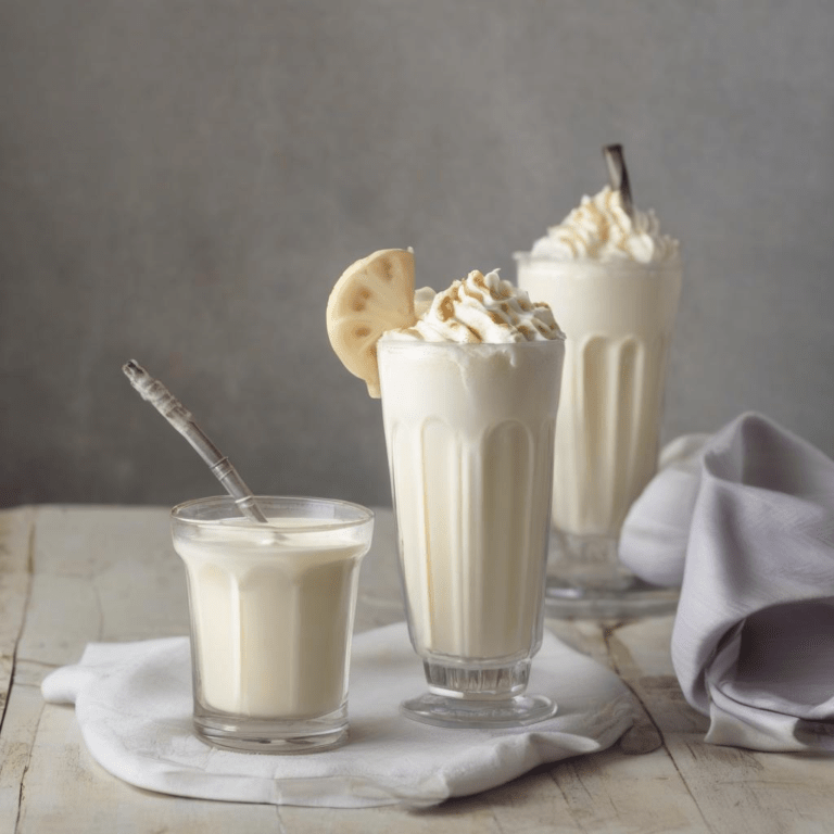 Vanilla Milkshake: Classic Creamy Perfection