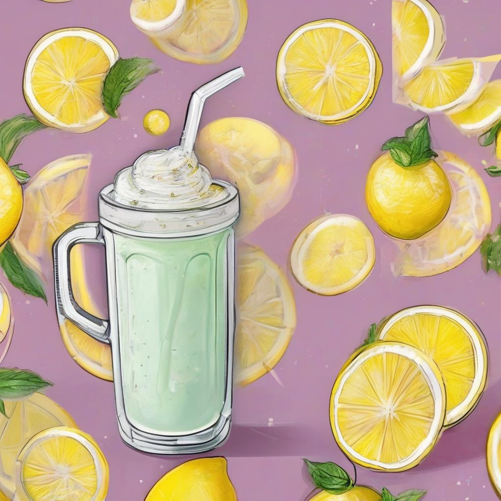 Frosted Lemonade: Perfect Sweet and Tart Combination