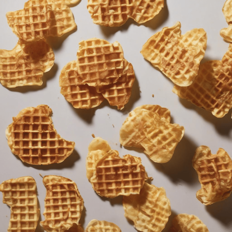 Original Flavor Waffle Potato Chips: Crunchy Snack Innovation