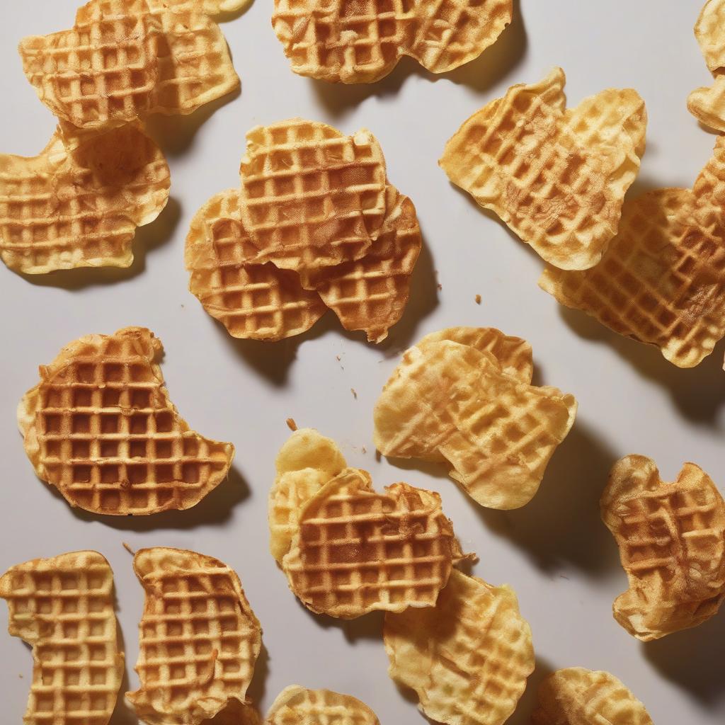 Original Flavor Waffle Potato Chips: Crunchy Snack Innovation