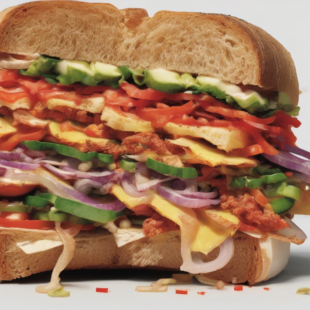 Spicy Deluxe Sandwich: Bold Heat with Fresh Toppings