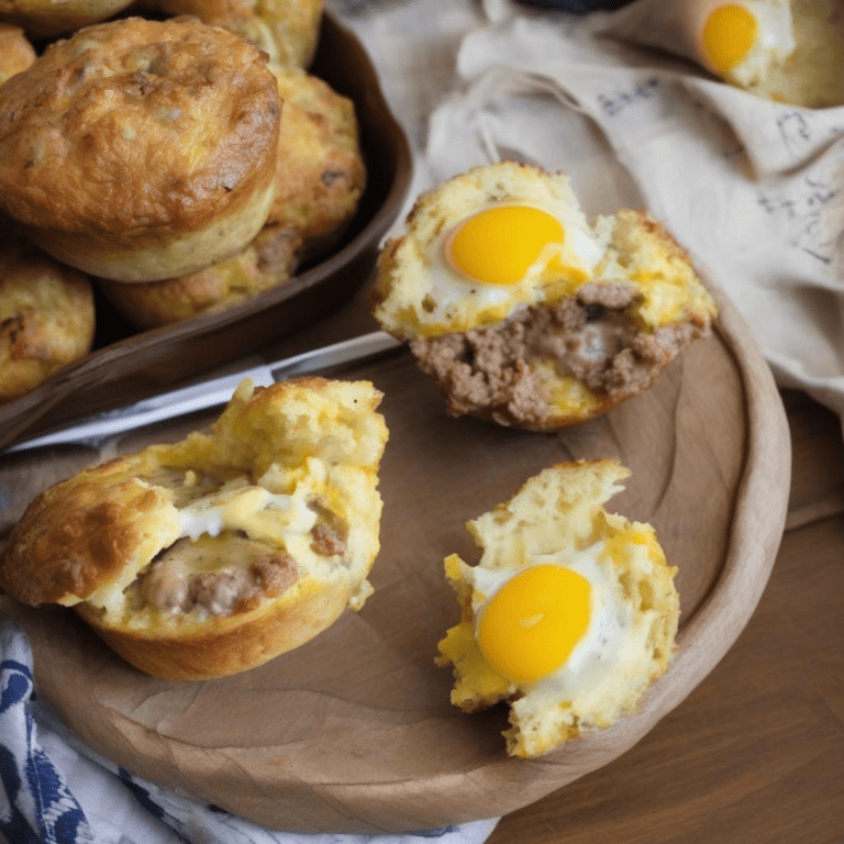 Sausage, Egg & Cheese Muffin: Hearty Breakfast, Lighter Package